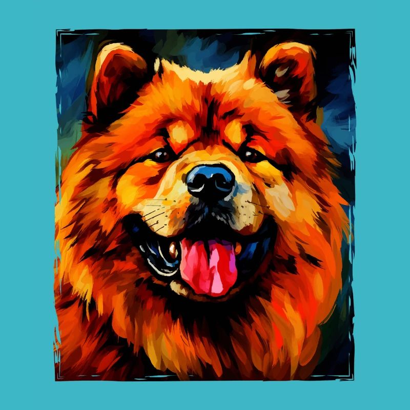 Chow Chow Dog Portrait