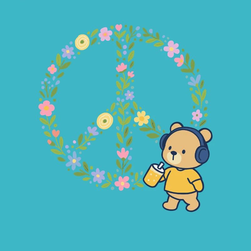 Peace Blumen Blüten