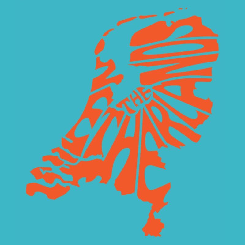 Carte rétro des Pays-Bas