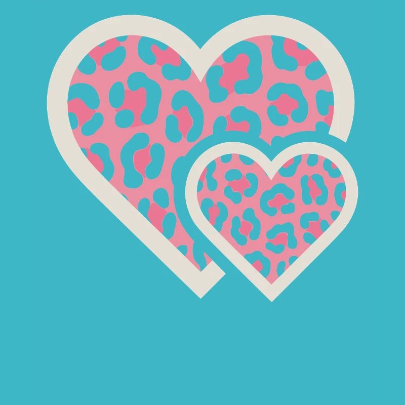 Leopard design with pink pattern