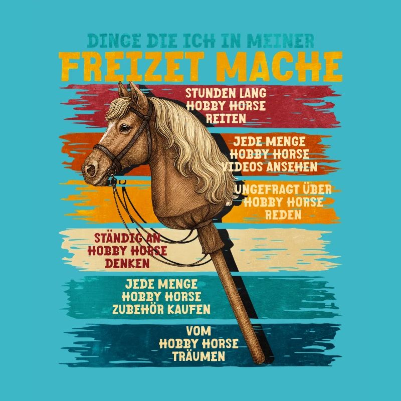 Freizeit Hobbypferd Spruchband