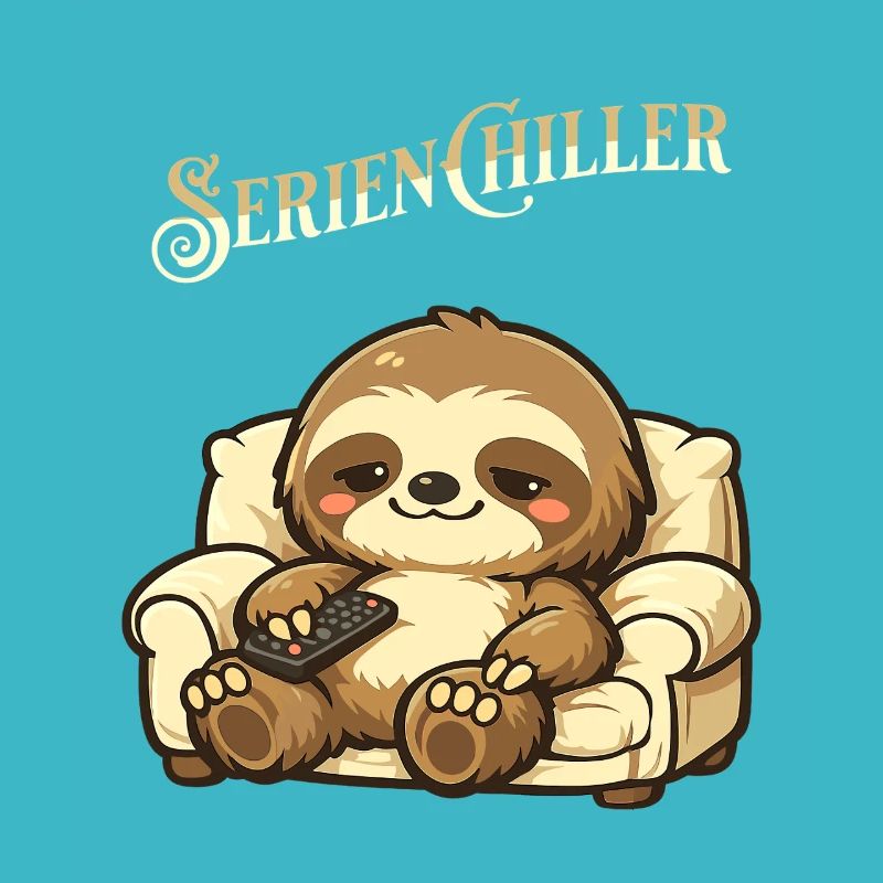 Sloth Series Chiller Pun Saying