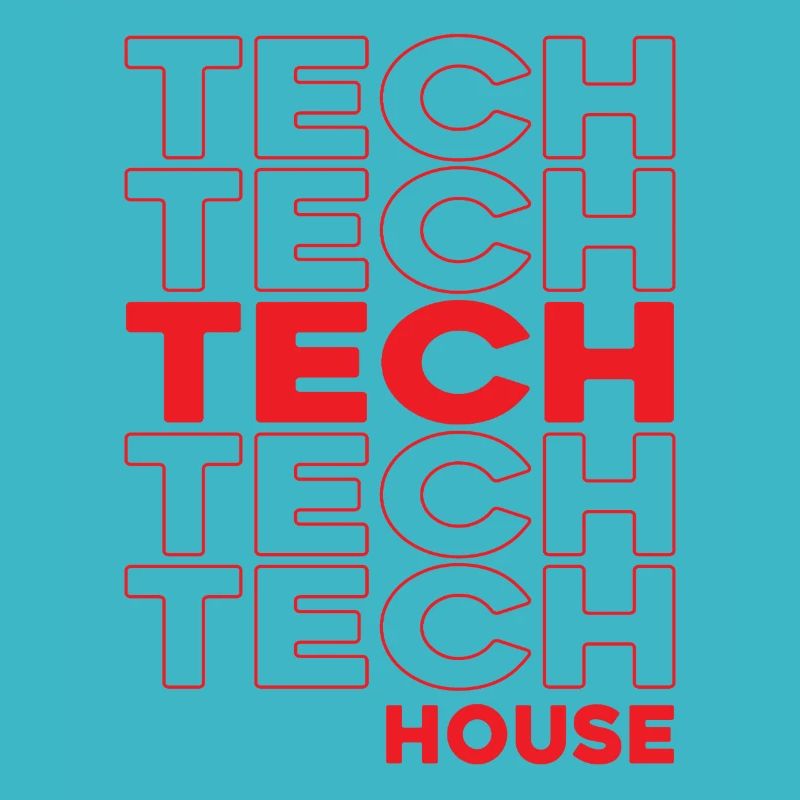 Tech House Neon-Stacks