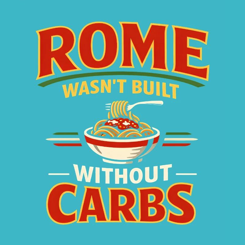 Pas de Rome sans glucides | Humour de pâtes