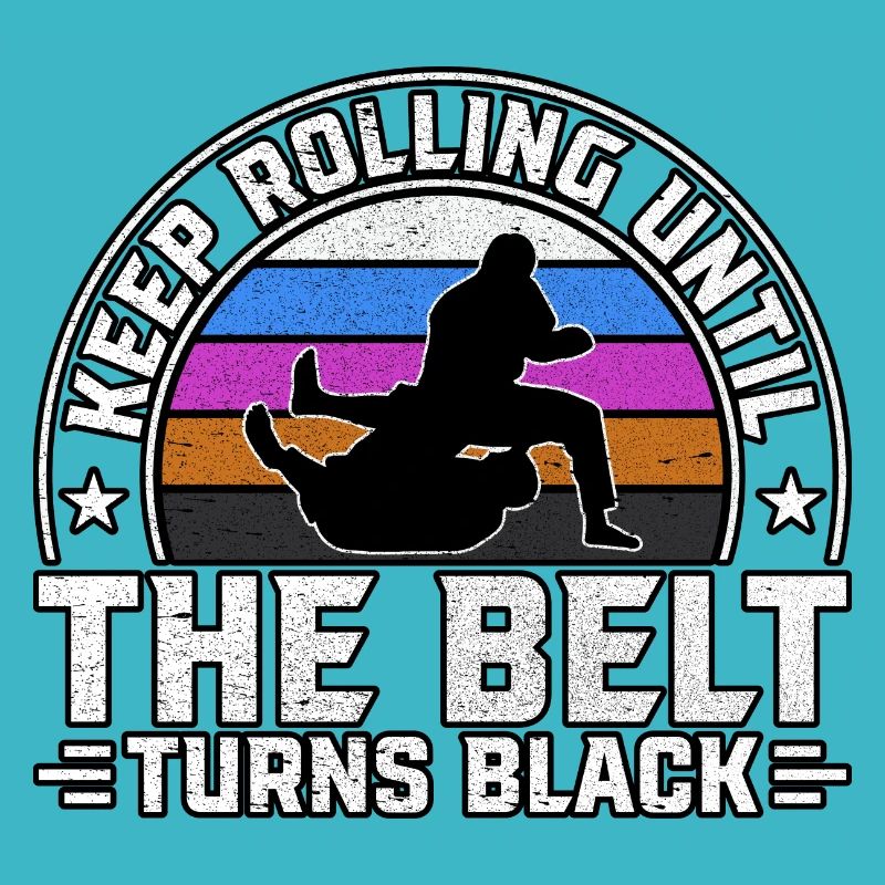 Keep rolling until the belt turns black