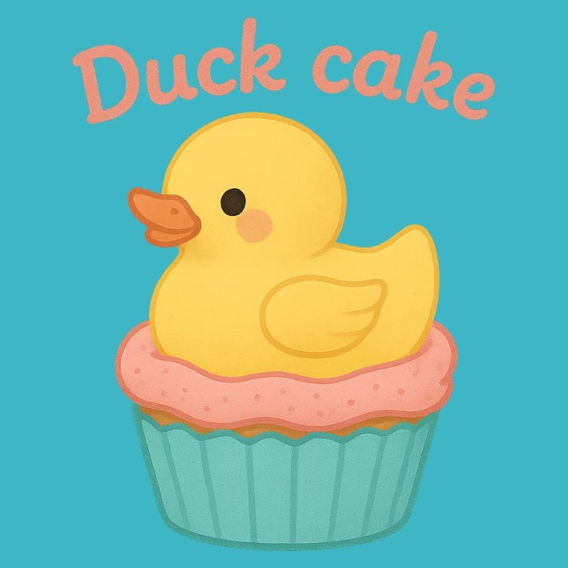 Duck Cake – Süses Entchen auf Cupcake Design mit H