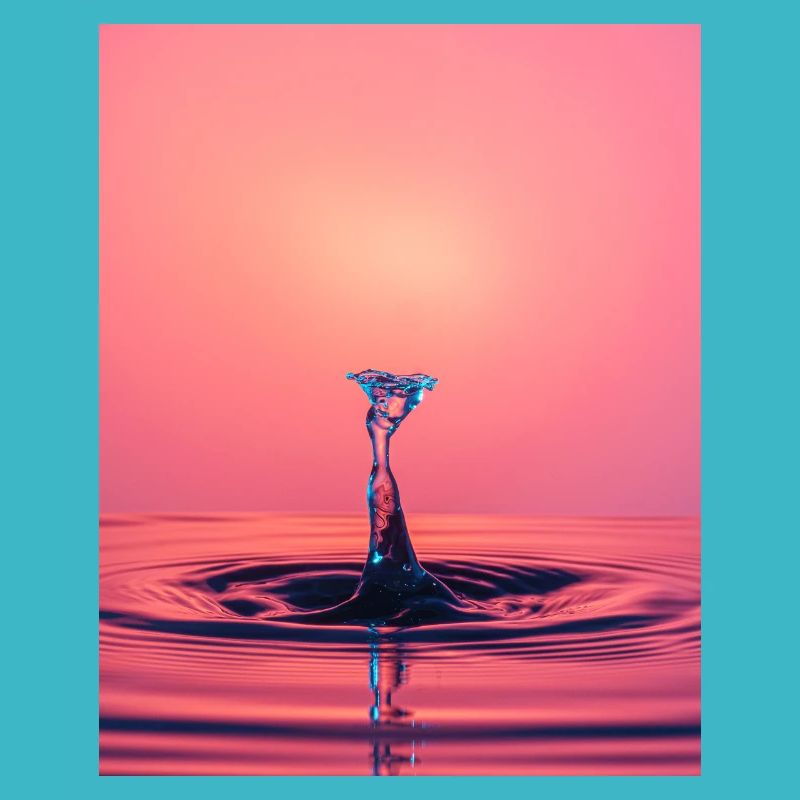 Flüssiger abstrakter Spritzer