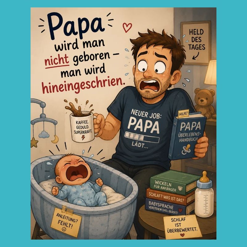 Als Papa wird man nicht geboren: Babychaos