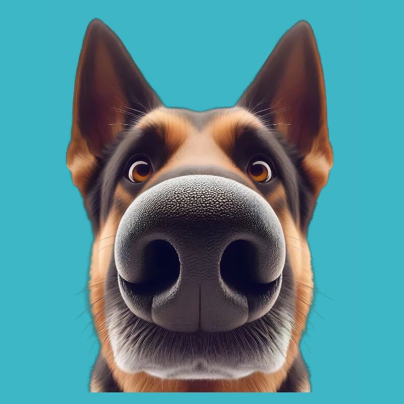 Dog Head 9 German Shepherd