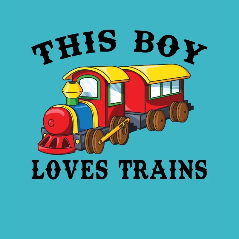 Ce garçon aime les trains
