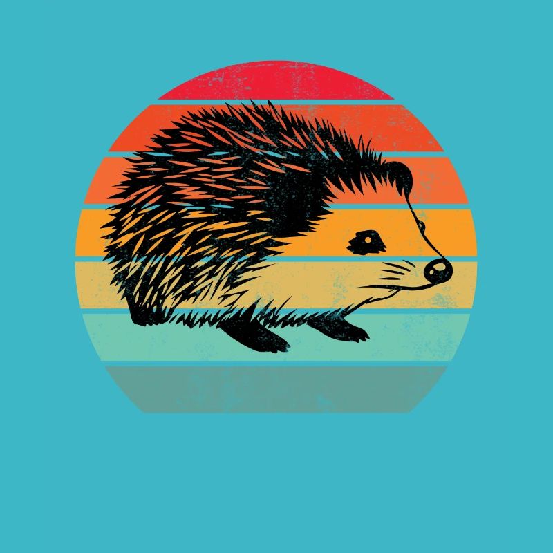 Vintage Retro Igel