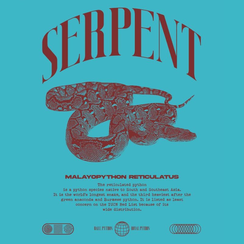 Reticulated Python Reptile Keeper Streetwear