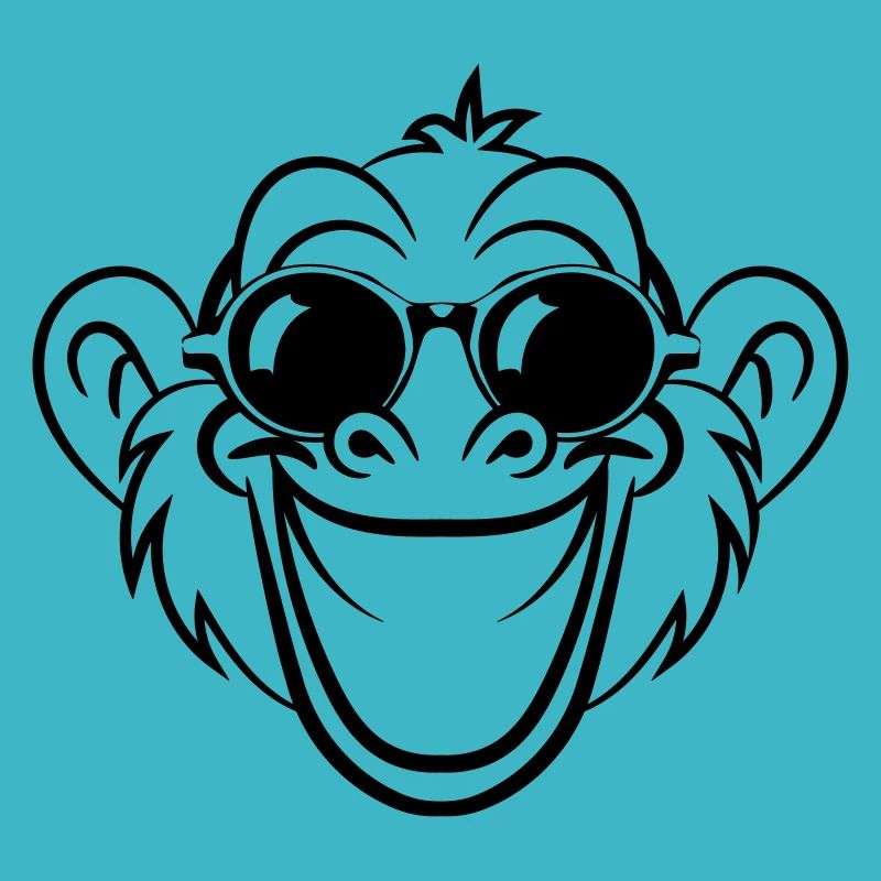 monkey laugh face