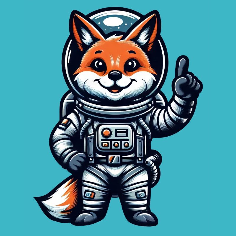 Astronaute Fox Espace Cosmonaute Univers