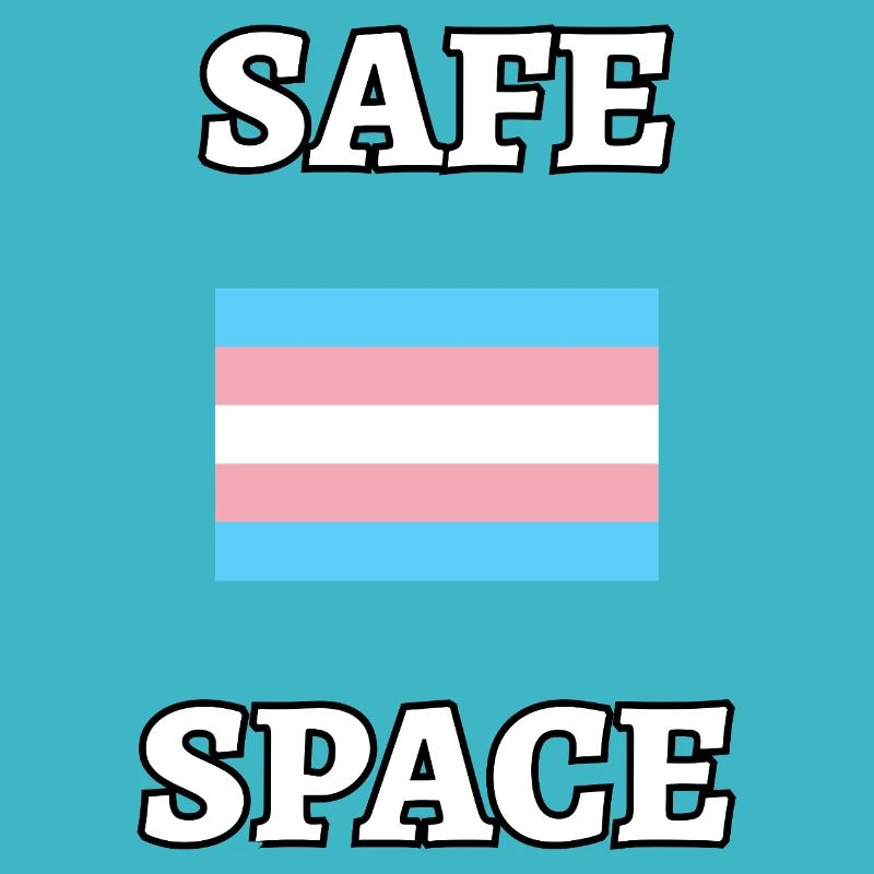 SAFE SPACE TRANS FLAG