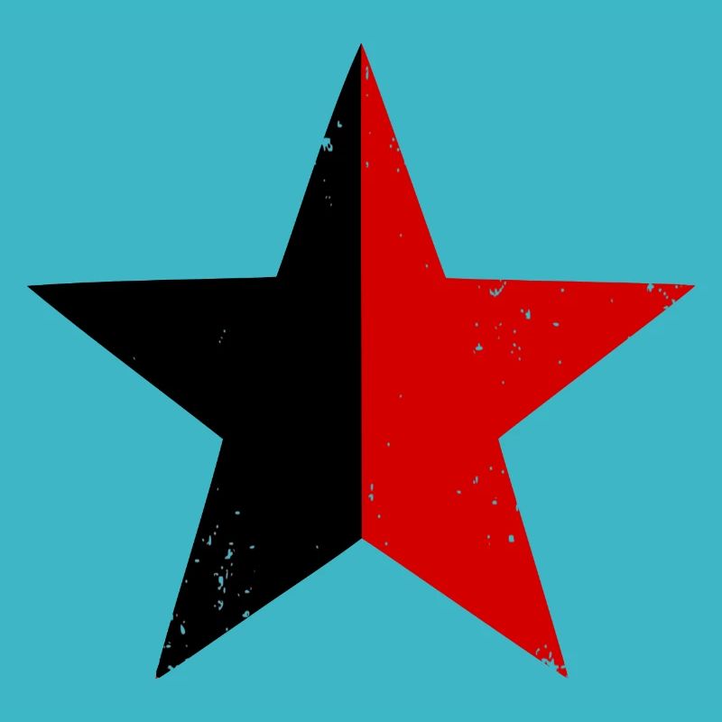 Étoile noir-rouge