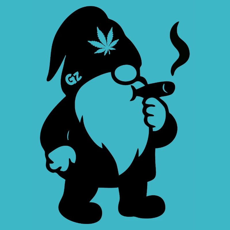 Kiffender Zwerg/Wichtel mit Joint - Weedlove