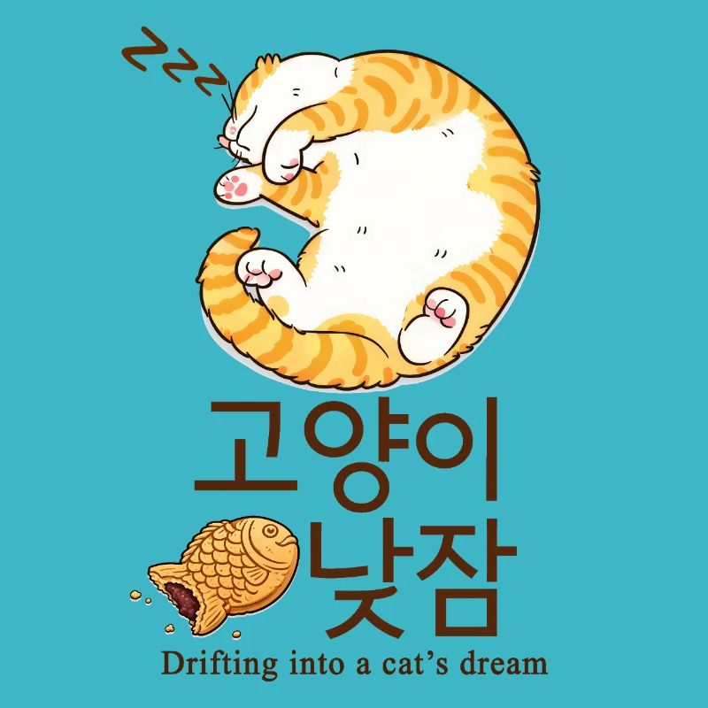 Gemütlicher koreanischer Katzentraum