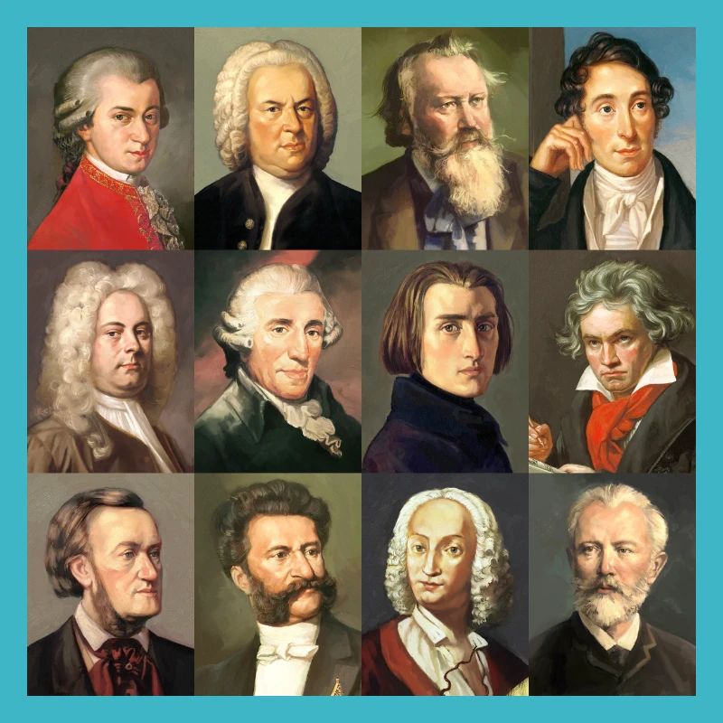 12 compositeurs classiques ... de Bach à Wagner