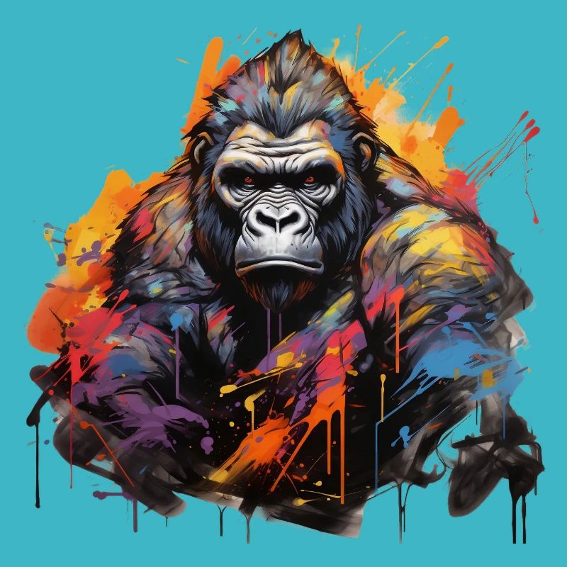 Stoic Gorilla. Graffiti-style wisdom.
