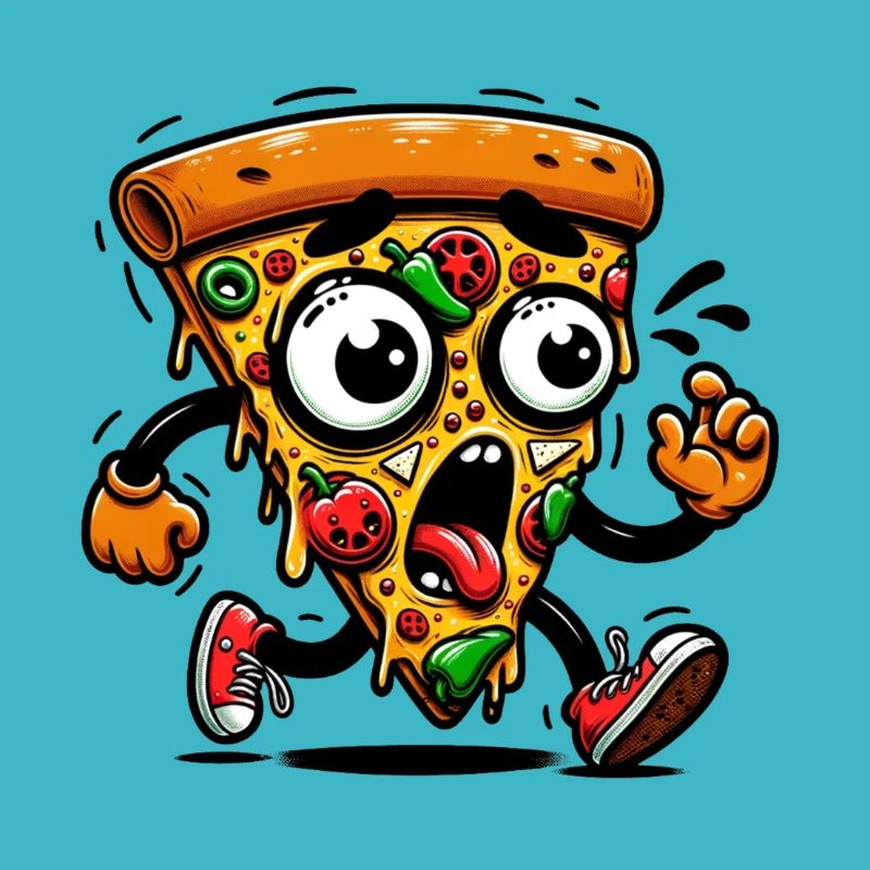 Pizza en cours d’exécution