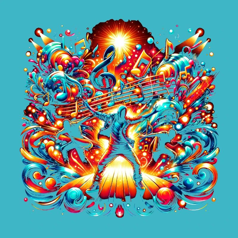 Rhythmic Bliss: Dynamic Music & Dance Art