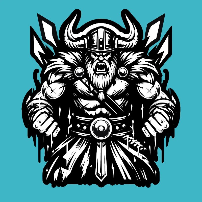 Mächtiger Wikingerkrieger Version 2