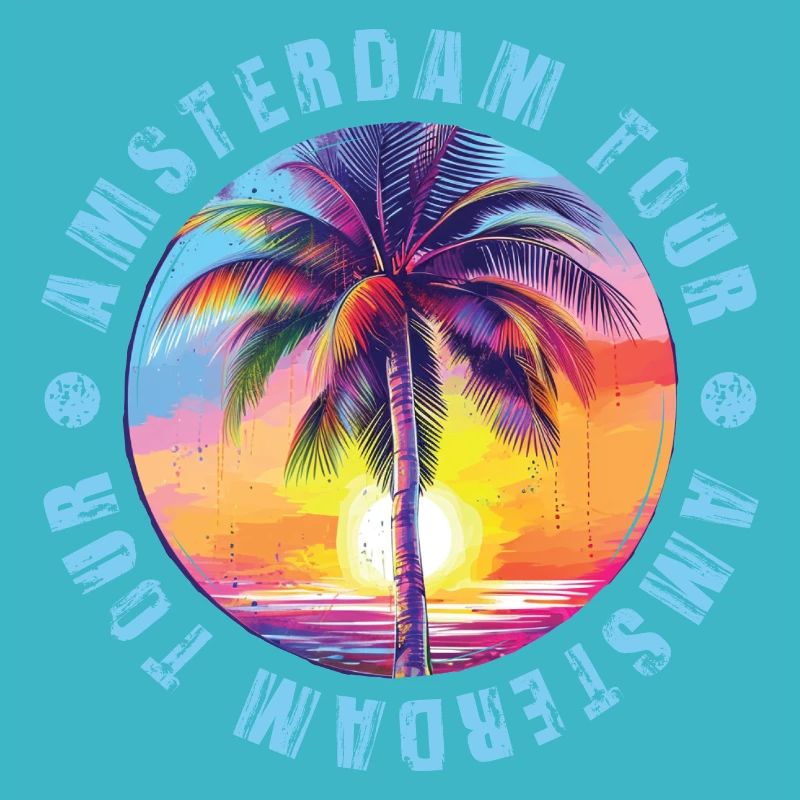 Visite d’Amsterdam colorée