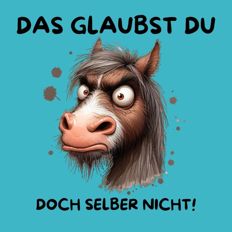 Ungläubiges Pferd