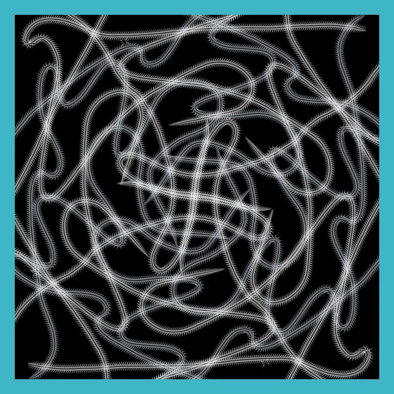Design abstrait noir et blanc