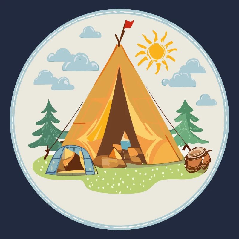 Camping TShirt