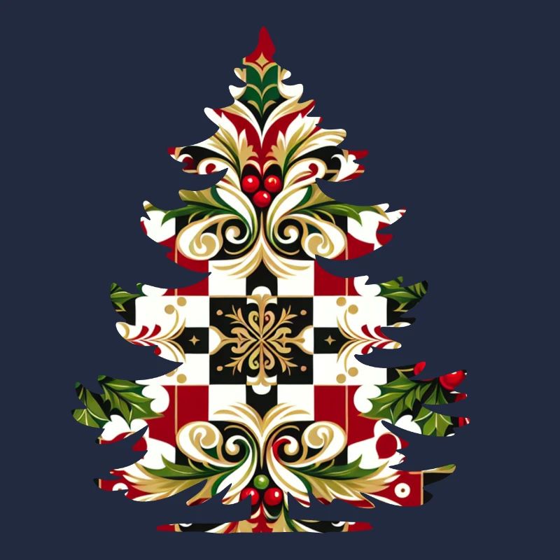 Christmas tree with ornaments