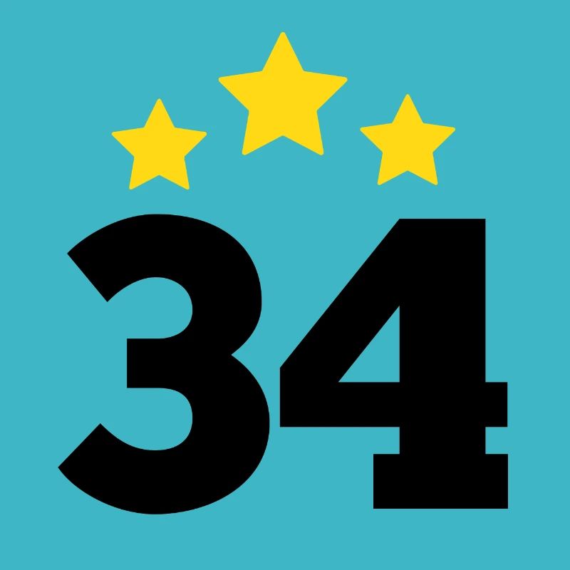 34 Years Star - 34th Anniversary Gift