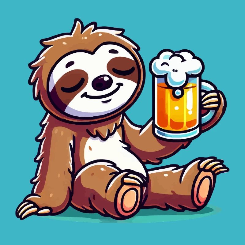 faultier bier comic