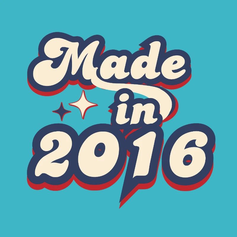 Made in 2016 retro