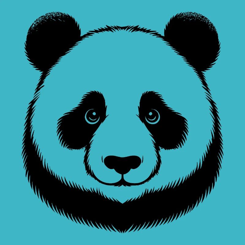 Cute Smiling Panda Animal Smile