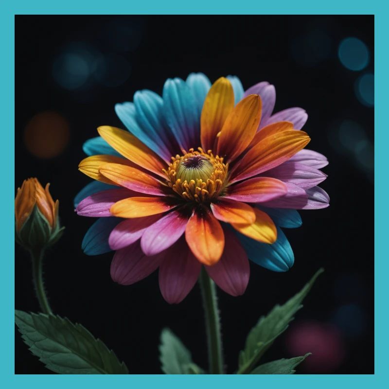 Bunte Blume