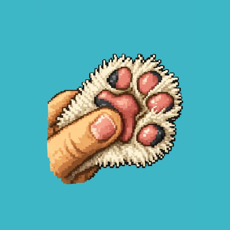 Fluffy Paw Squeeze