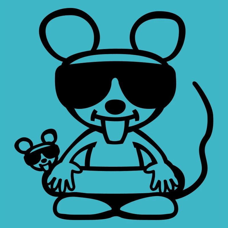 Coole Maus im Urlaub