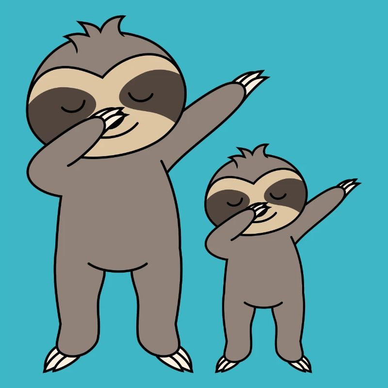 Dabbing Sloths