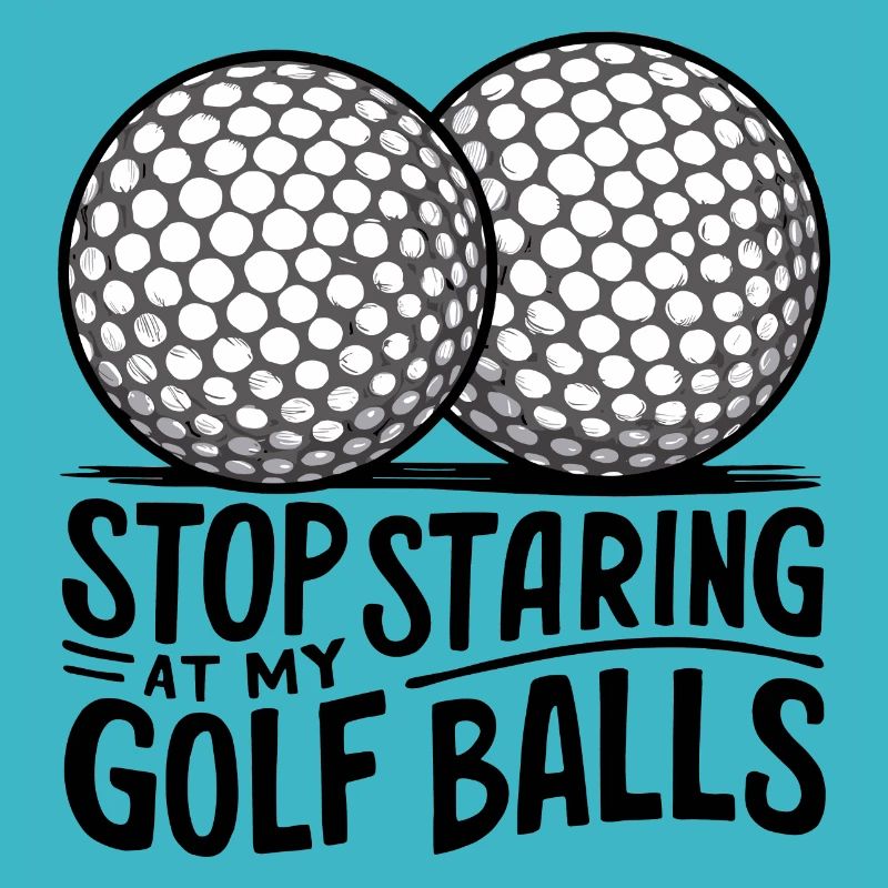 Arrêtez de regarder mes balles de golf !