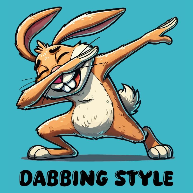 Bunny Dabbing Comic