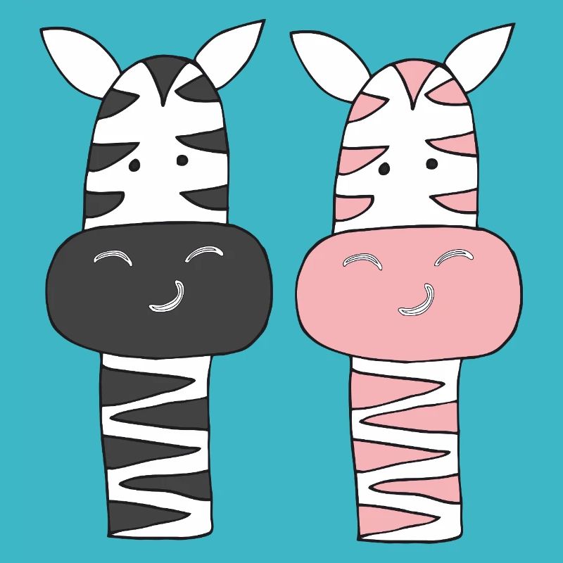 zebra mr and mrs