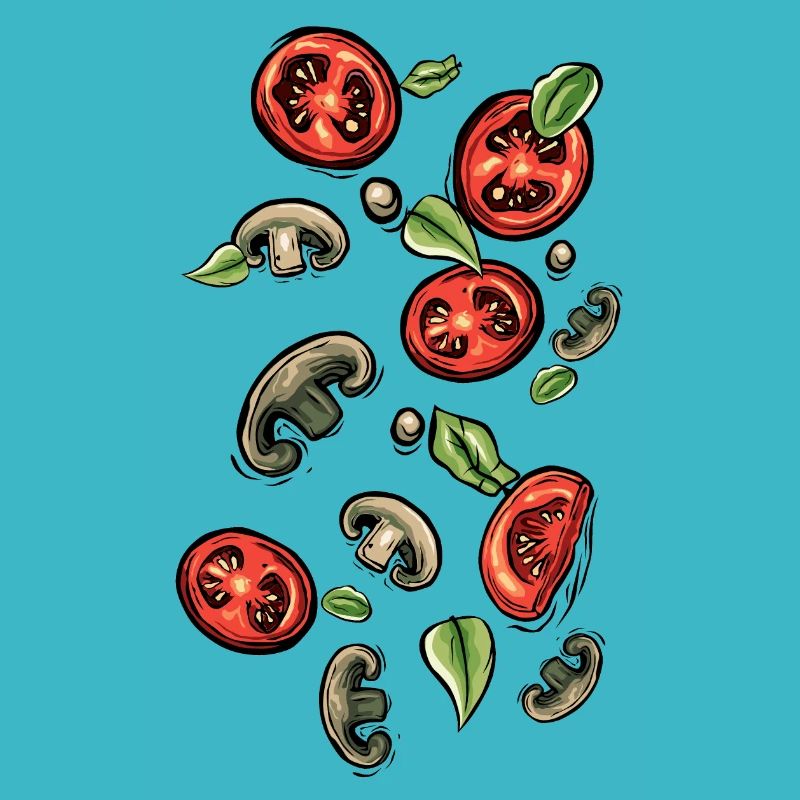Tomato Mushroom Leaf Ingredients Ingredient