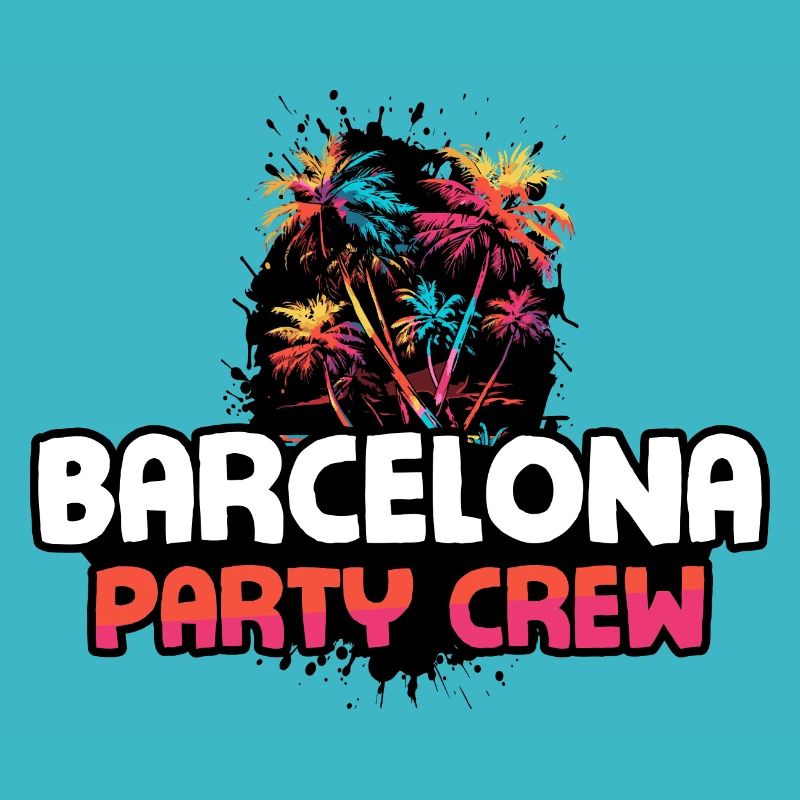 Équipe de fête à Barcelone
