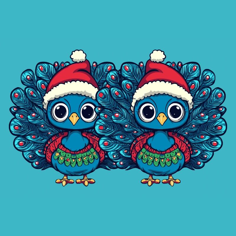 L’équipe de Noël de Peacock Bird