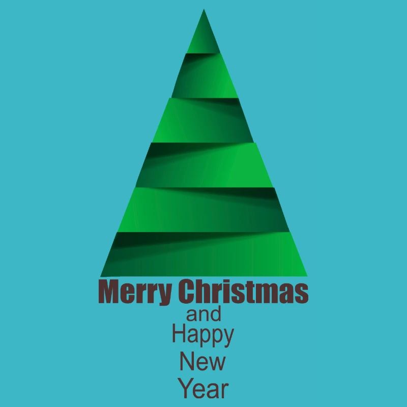 Moderner Weihnachtsbaum Modern Christmas Tree