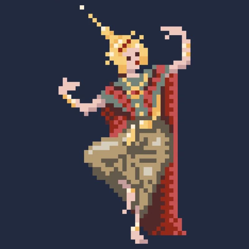 8bit thai dancer
