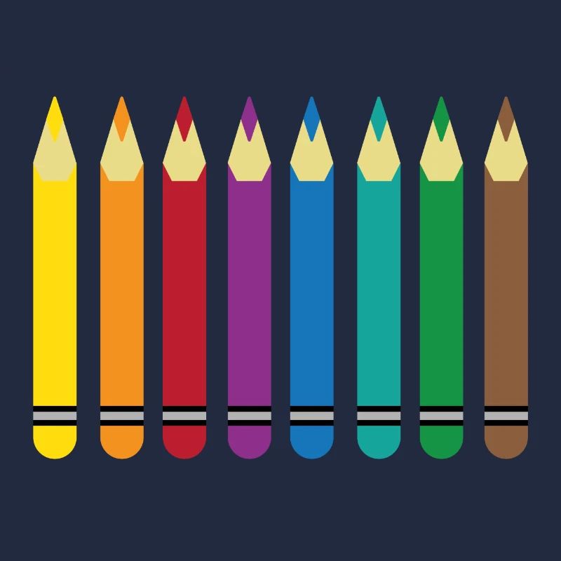 colored pencils