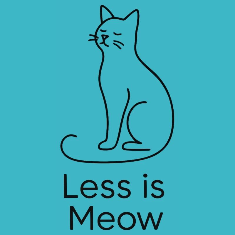 Less is Meow – Chat minimaliste avec du style